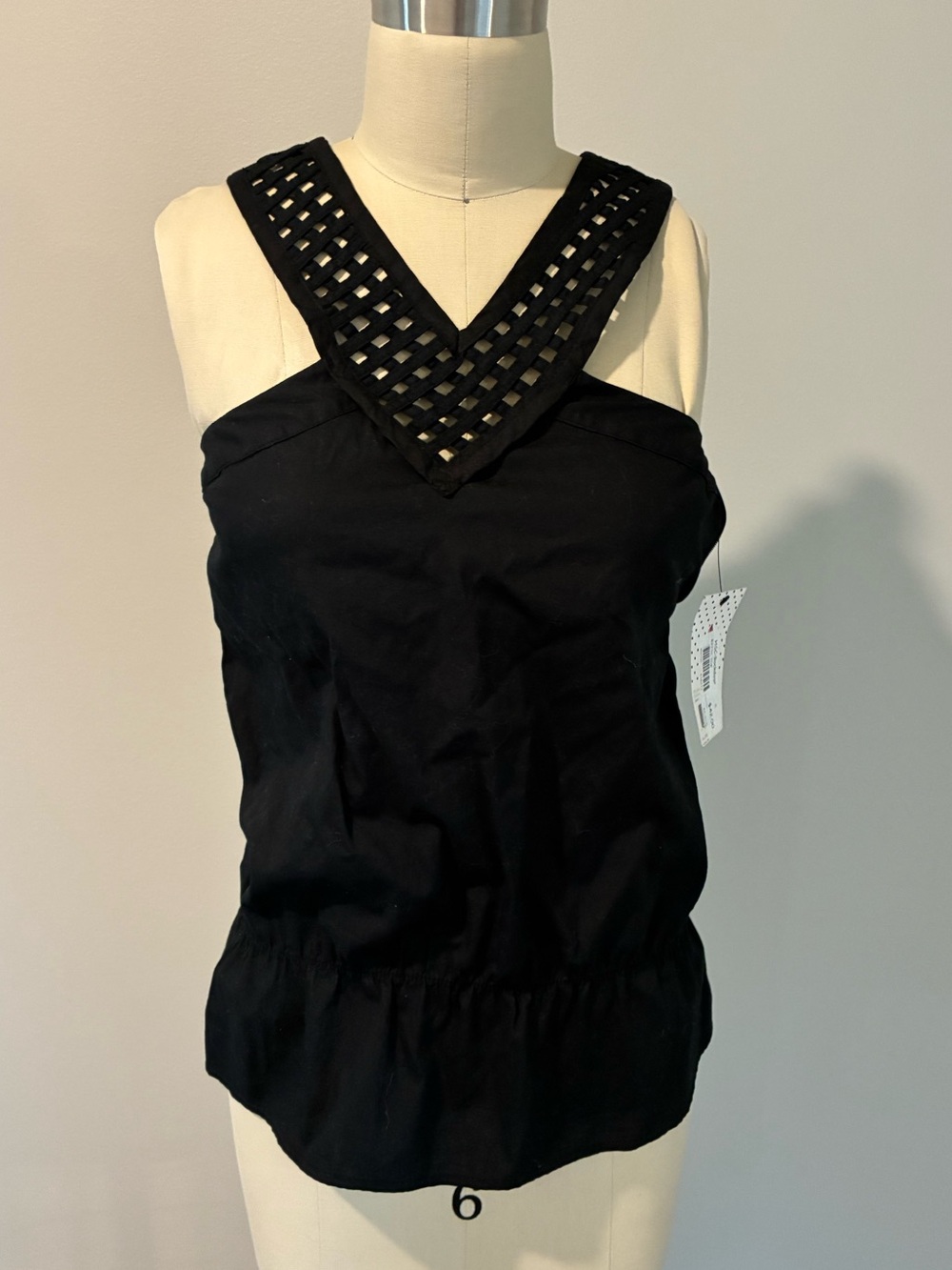 NWT Vintage Volcom lattice trim top